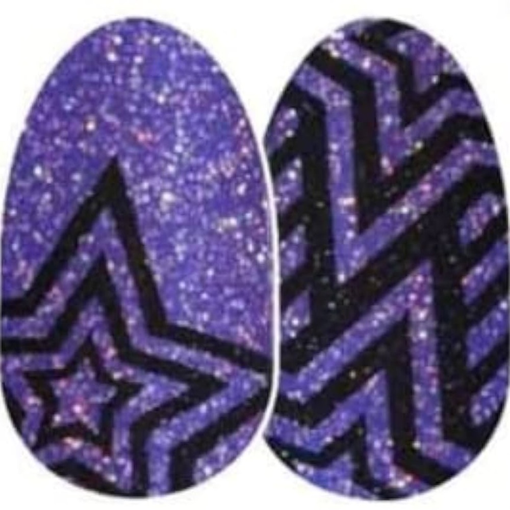 Color Street ON STAR WATCH Black & Blue Glitter Nail Set Host Exclusive